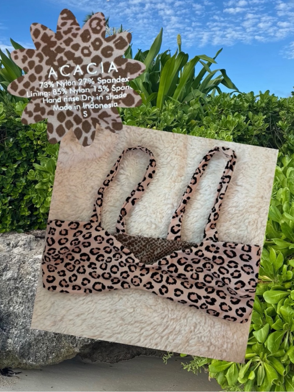 Leopard Print swim top - Women